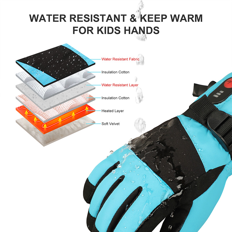 Waterproof Heated Ski Snowboar - огляд і ціна Snow Glove Insulated
