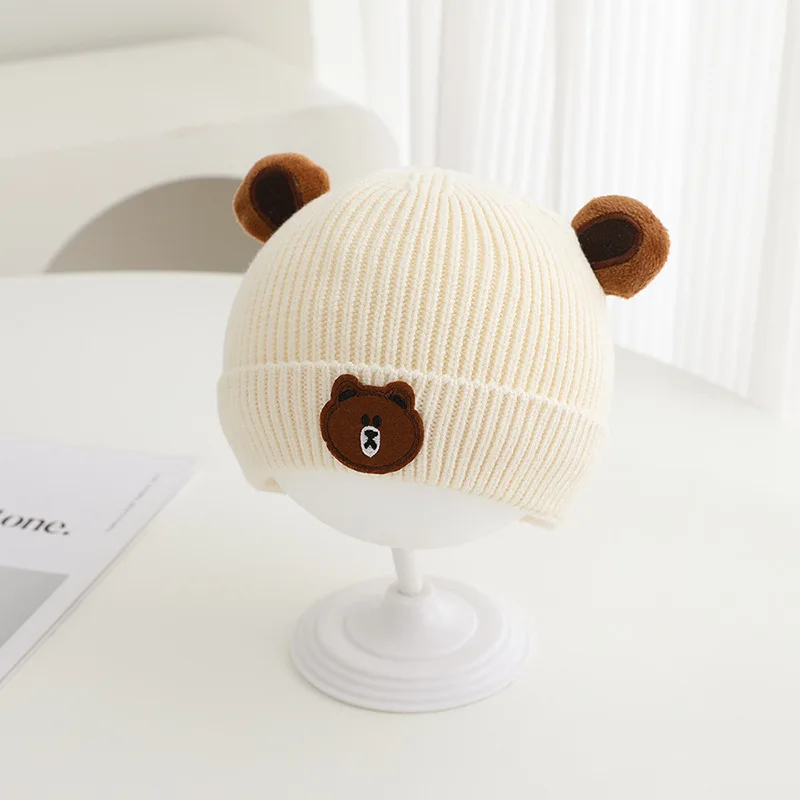Baby Winter Hat 46-50cm 6 Mont - огляд і ціна Knit Beanie Hat Warm