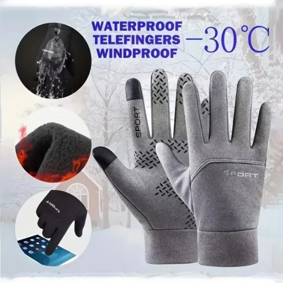 Waterproof Ski Gloves for Men  - огляд і ціна Snow Glove Insulated