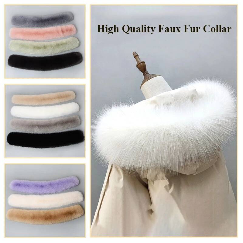 Winter Coat Fur Collar Faux Fu - огляд і ціна Shawl Wrap Winter