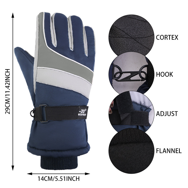 Winter Ski Gloves for Men Wind - огляд і ціна Snow Glove Insulated